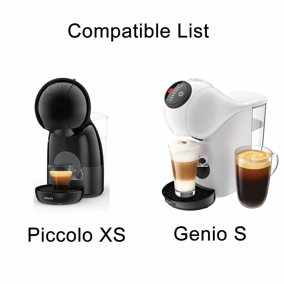 RECAFIMIL Soporte reutilizable para cápsulas de café recargable compatible con Dolce Gusto Piccolo XS y Genis S