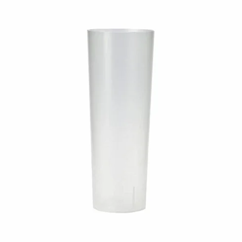 MSU - Vaso Tubo Plástico PP 300 CC | Caja con 420 Unidades | Ideal para Eventos y Hogar | Resistente e Irrompible, Plástico