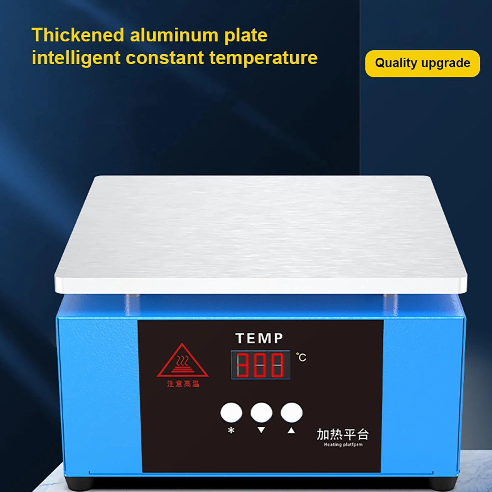 Mesa de calefacción de reparación LED, máquina de embalaje de celofán, sellador de película caliente para laboratorio, líquido, precalentamiento de moho, reparación de teléfonos