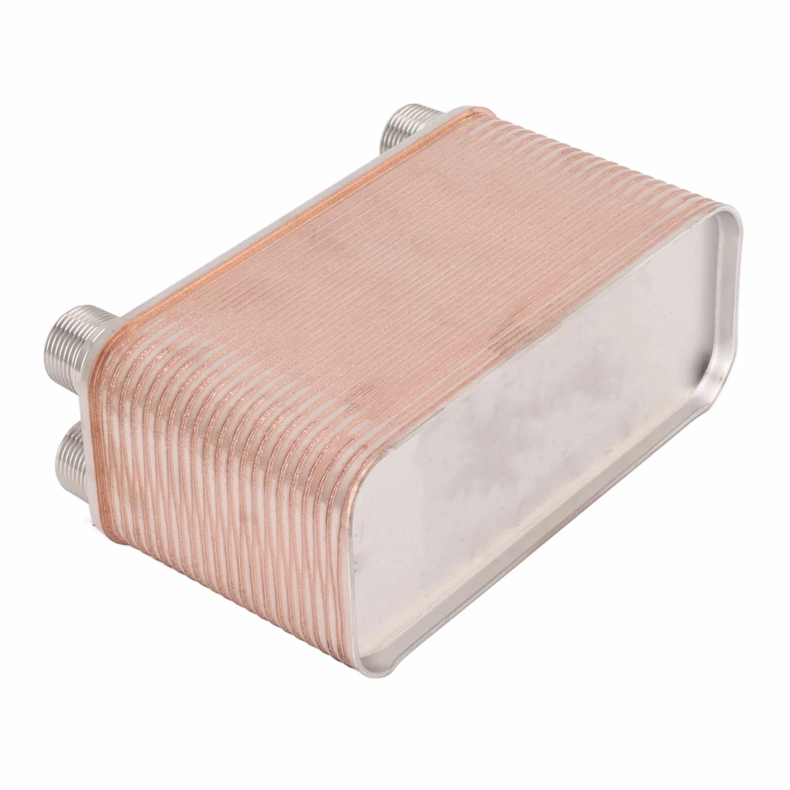 Enfriador de Placas ,Operación Fácil Intercambiador de Calor Fácil de Limpiar Acero Inoxidable Soldado para Elación de Cerveza