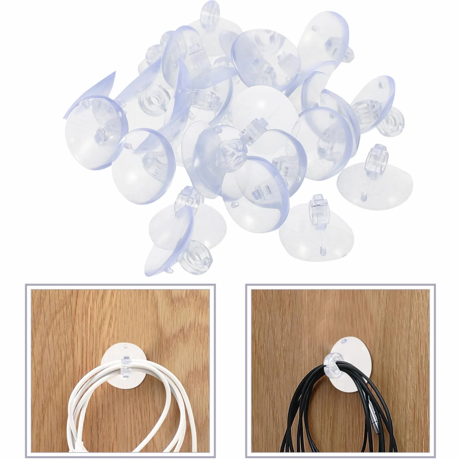 PRETYZOOM 4 Juegos Mini Ventosa Soportes De Luz De Navidad Ventosas Navideñas Suction Cup Hooks Caseta Esterior Guirnalda Luces Interior Guirnalda Luces Exterior Pinzas De Luz 200 Uds * 4