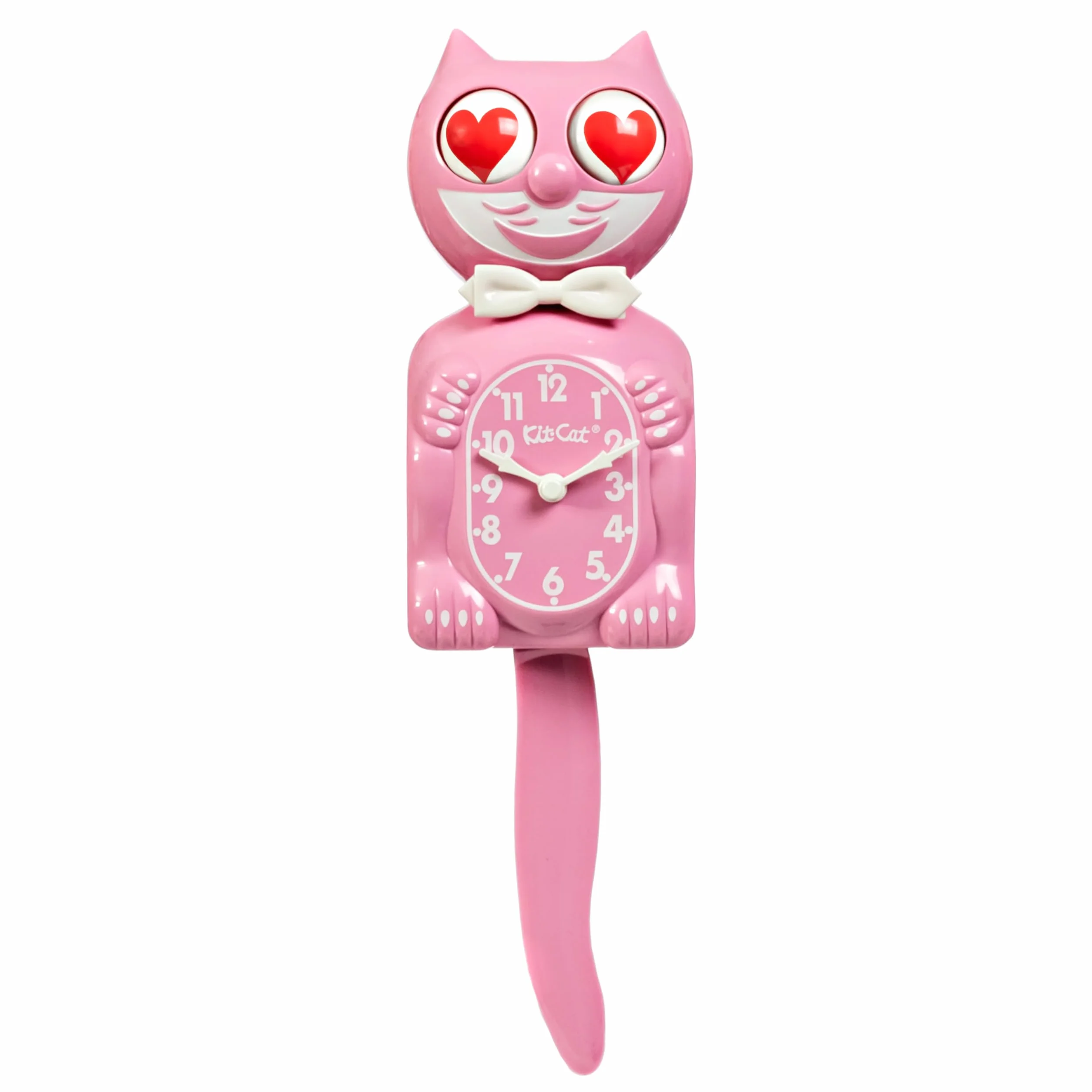 KIT CAT Klock Satén rosa con ojos de corazón