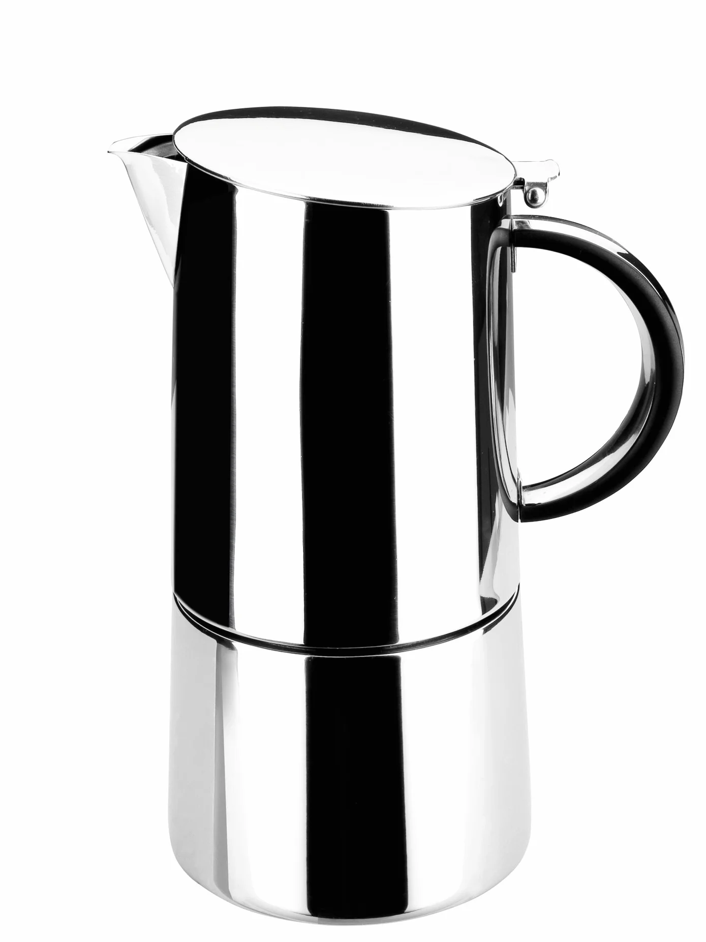 Lacor 62056 - Cafetera Express Moka Acero Inoxidable 6 Tazas - Cocina | En acero inoxidable, para un café intenso en casa; ideal para cocina profesional y uso diario en casa, versátil y duradero