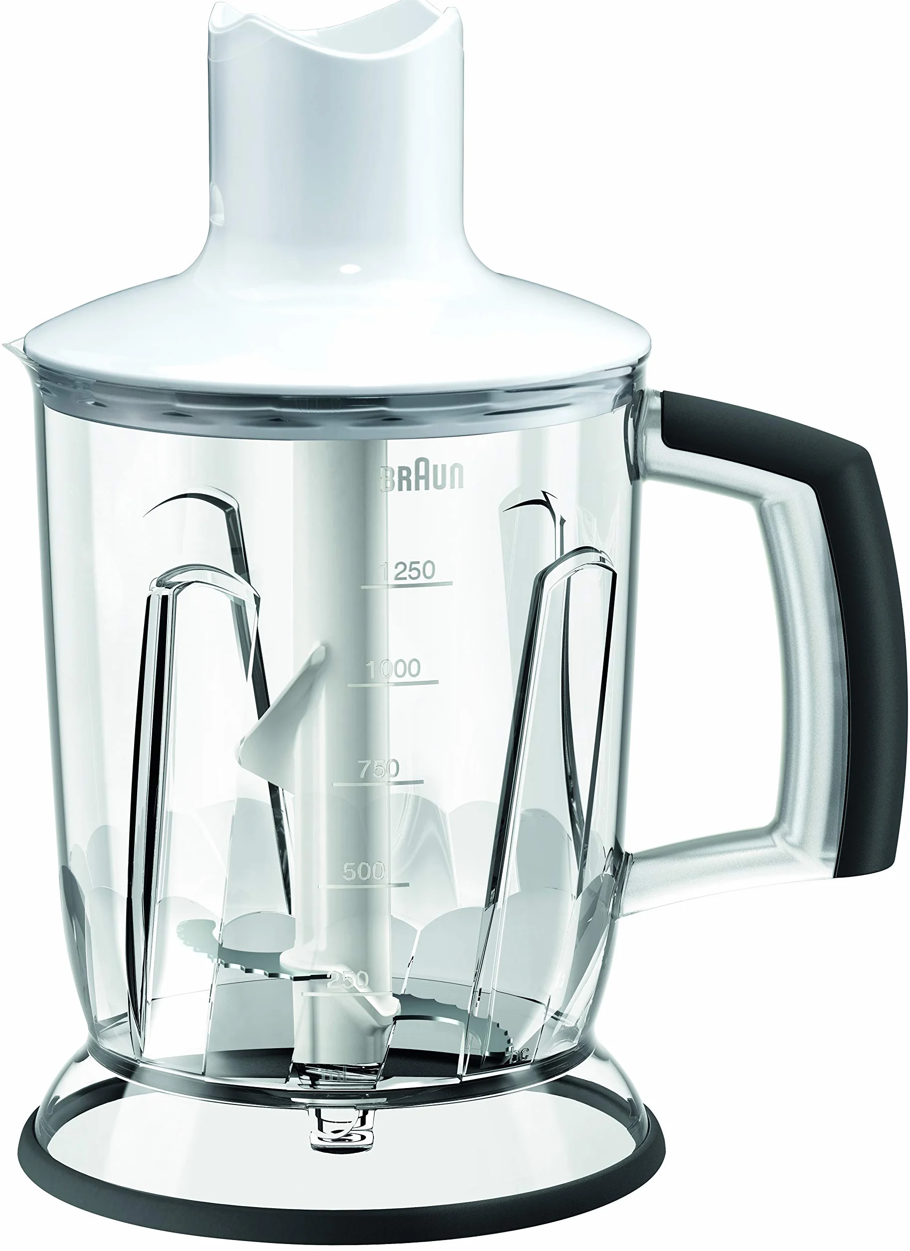 Braun Minipimer MQ40 - Accesorio picadora, 1.25 l, color blanco