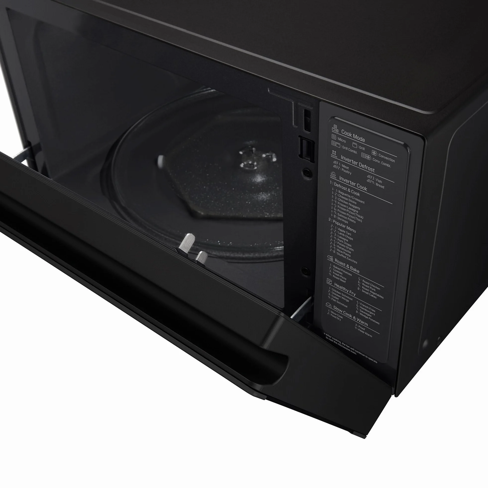 LG Horno Microondas 4 en 1 39L 1100W Smart Inverter Negro