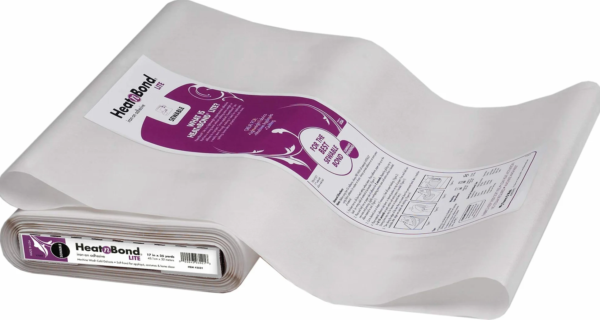 Adhesivo HeatnBond Lite, 43,1 cm x 32 m
