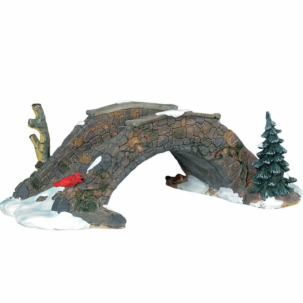 Lemax Accesorio de Pueblo navideño: Puente de Piedra Antigua, poliresina