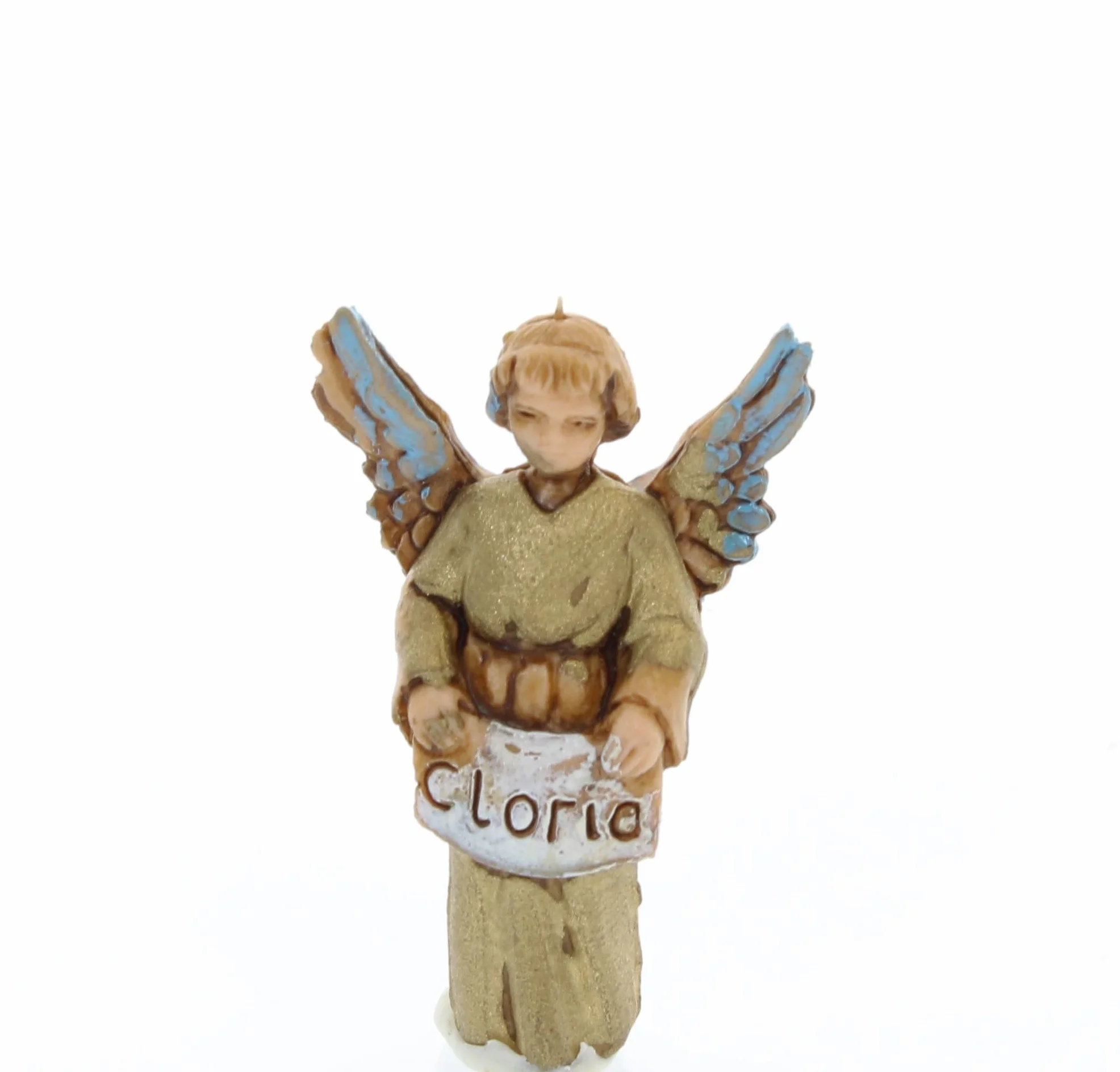 Moranduzzo Natividad 6 Figuras Belén 3,5 cm Escala 1:50 Micro 3,5 Figura Indestructible Siglo XVIII Acabada a Mano