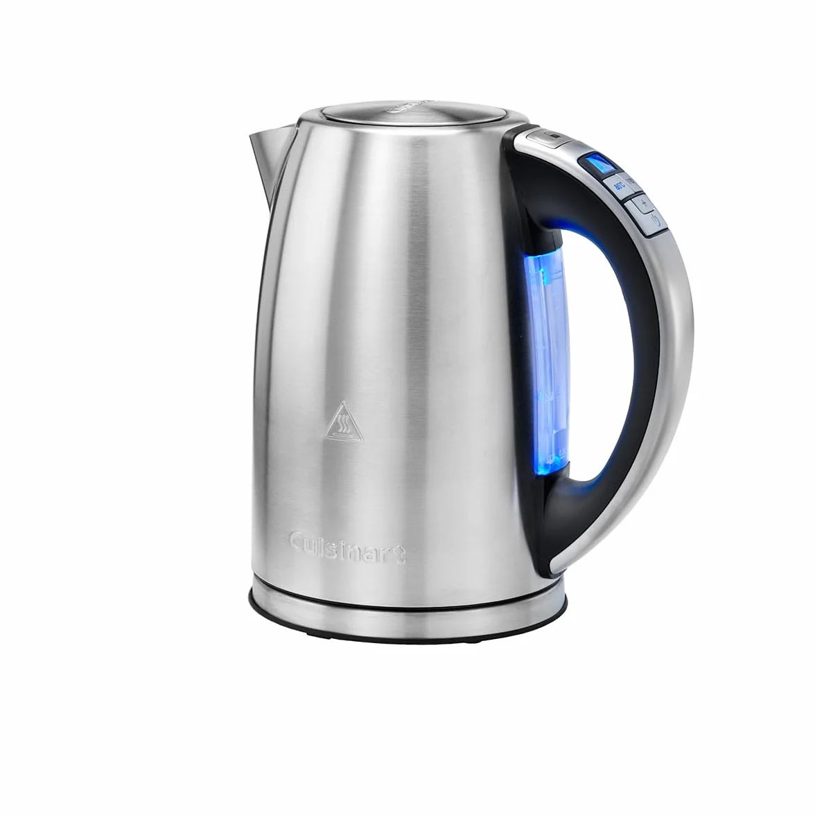Cuisinart Hervidor eléctrico con jarra Multi-Temp | Ebullición rápida, 3KW | Sin cable | 1,7L de capacidad | Temperatura ajustable | Filtro antical lavable y extraíble | Acero inoxidable