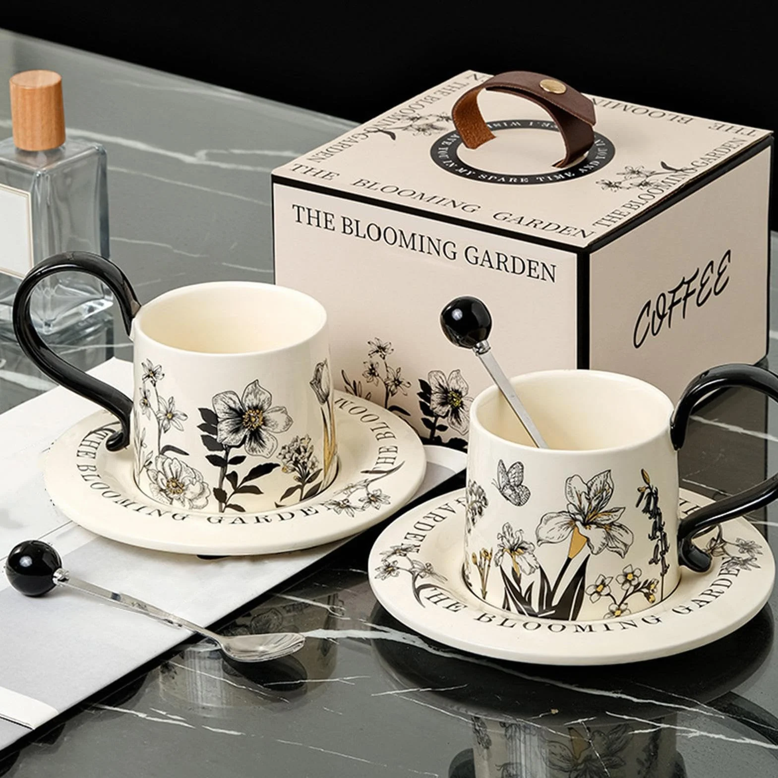Taza De Té Vajilla para Bebidas de 26cl | Tazas Para Latte Para Leche Chocolate Cappuccino Desayuno Regalo Cocina Restaurante