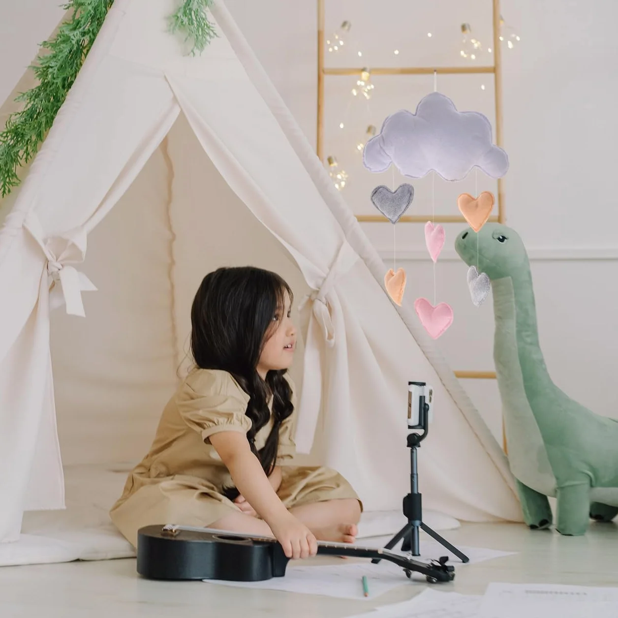 Toyvian Decoración Colgante Nube Gotas Lluvia Adornos Infantiles Habitación