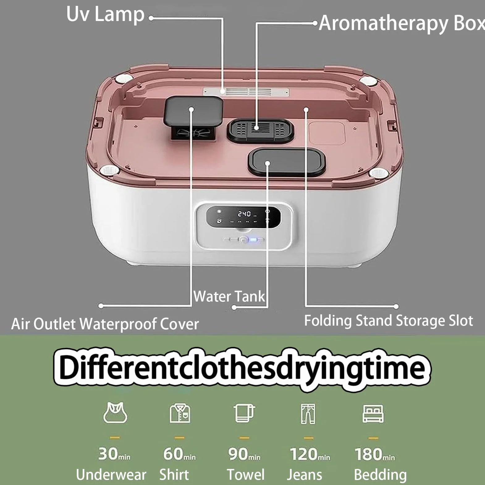 Máquina de planchar a vapor de 900 W, plancha automática para eliminar arrugas, control remoto inalámbrico LED para ropa