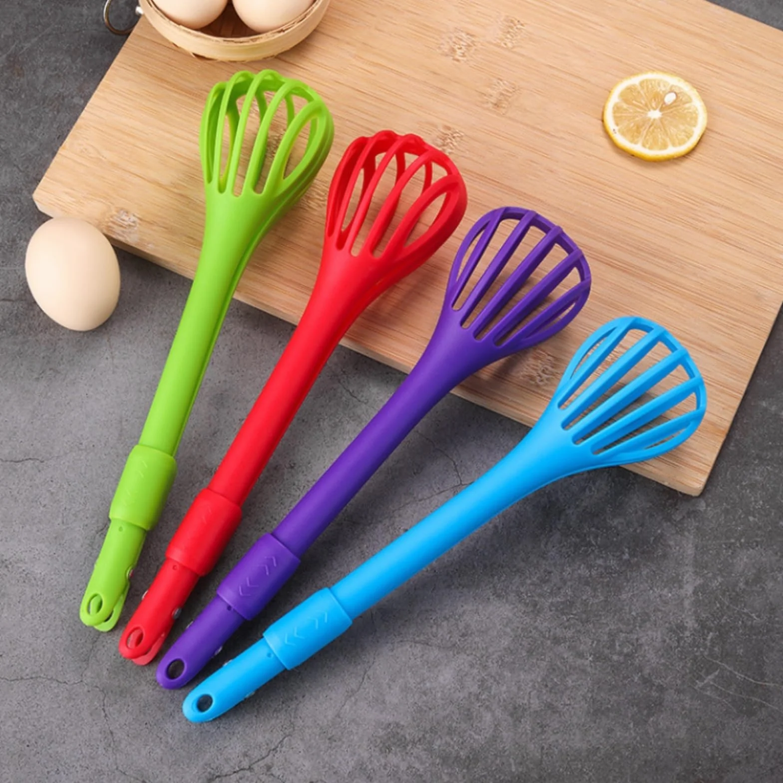 Varillas de Batir para Cocinar Batidor De Huevos Multifuncional Batidor De Huevos Batidor De Verduras Batidor De Huevos Dos En Uno Batidor De Fideos Batidor De Garra En Polvo Batidor De Huevos Batidor