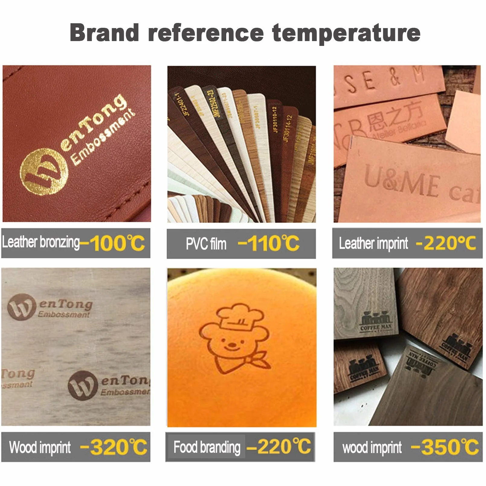 Máquina De Estampado De Cuero, Madera De Cuero De Madera De Marca De Marcas De Marca Máquina De Apuestas Máquina De Prensa Multifunción Logo Estampado,Display Temperature