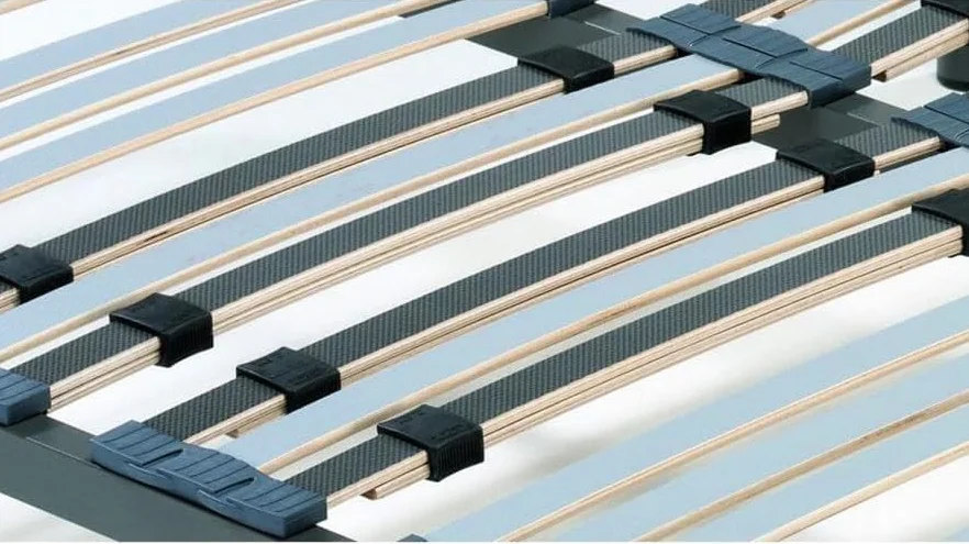 HOGAR24 ES - Somier Multiláminas con Reguladores Lumbares y Tacos Basculantes, 5 Patas Incluidas. Medida 135x190 cm