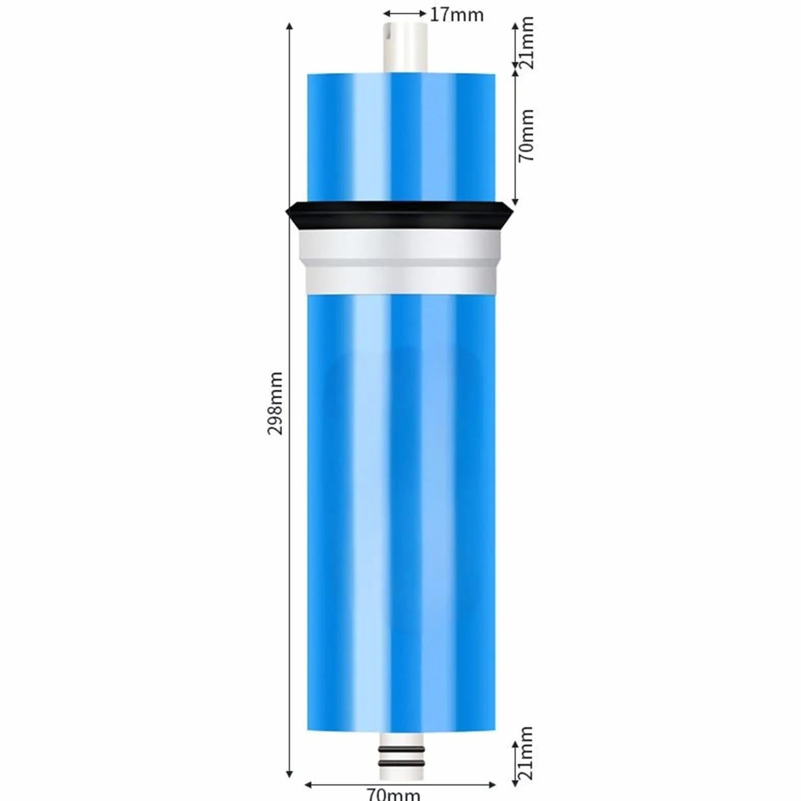 Membrana de ósmosis inversa 3012-800 800 gpd, 10 unidades, cartuchos filtro agua en el sabor del agua. Fácil instalación