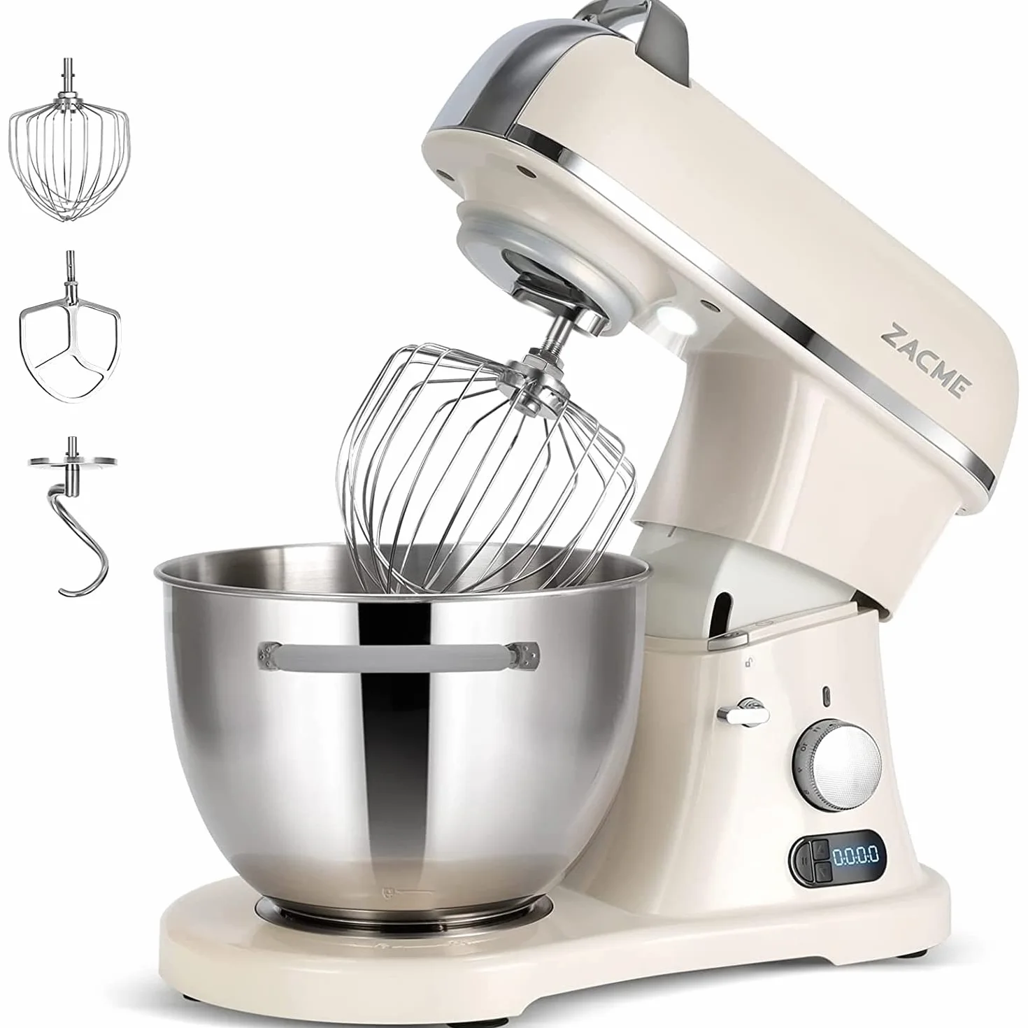 Robot de Cocina Multifuncional 7L,Batidora Amasadora Repostería Profesional 1500W, 11 velocidades, para la mayoría de la cocina casera