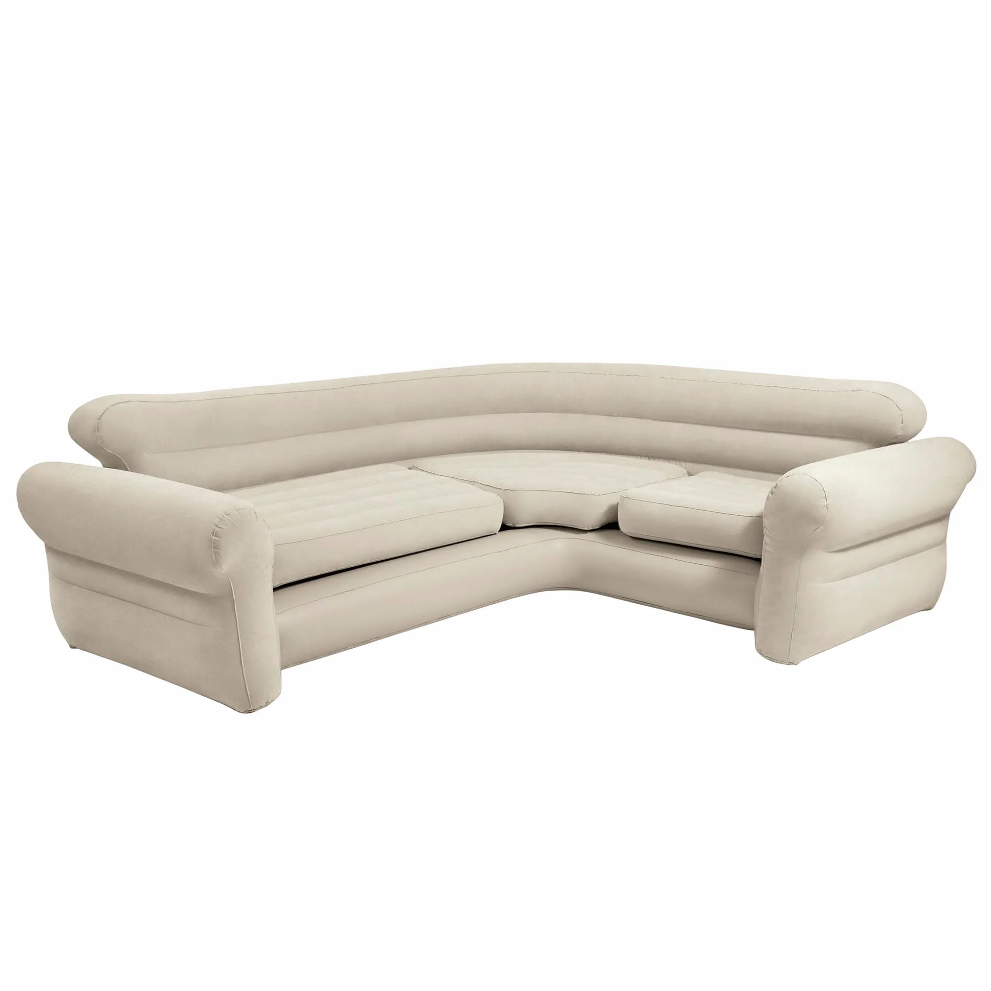 Intex 68575NP - Sofá rinconera Hinchable 257 x 203 x 76 cm