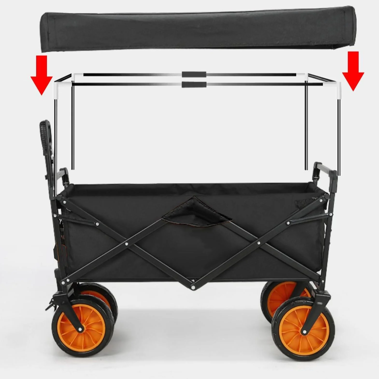 Funda impermeable plegable para carrito de la compra, protección para jardín, césped, mascotas y uso al aire libre, accesorio esencial para días lluviosos