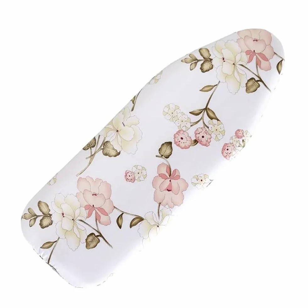 Funda para tabla de planchar acolchada de alta res Funda for tabla de planchar 100 % algodón, resistente al calor y a las quemaduras, diseño ajustable, varios tamaños(A,Small Ironing Board Cover)