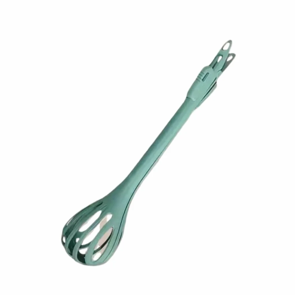 Varillas de Batir para Cocinar Batidor De Huevos Con Clip For Alimentos Dos En Uno, Mezclador Multifunción For Cocinar, Herramienta De Plástico Manual Con Clip For Pan Huevos, Espumar, Batir(Grün)