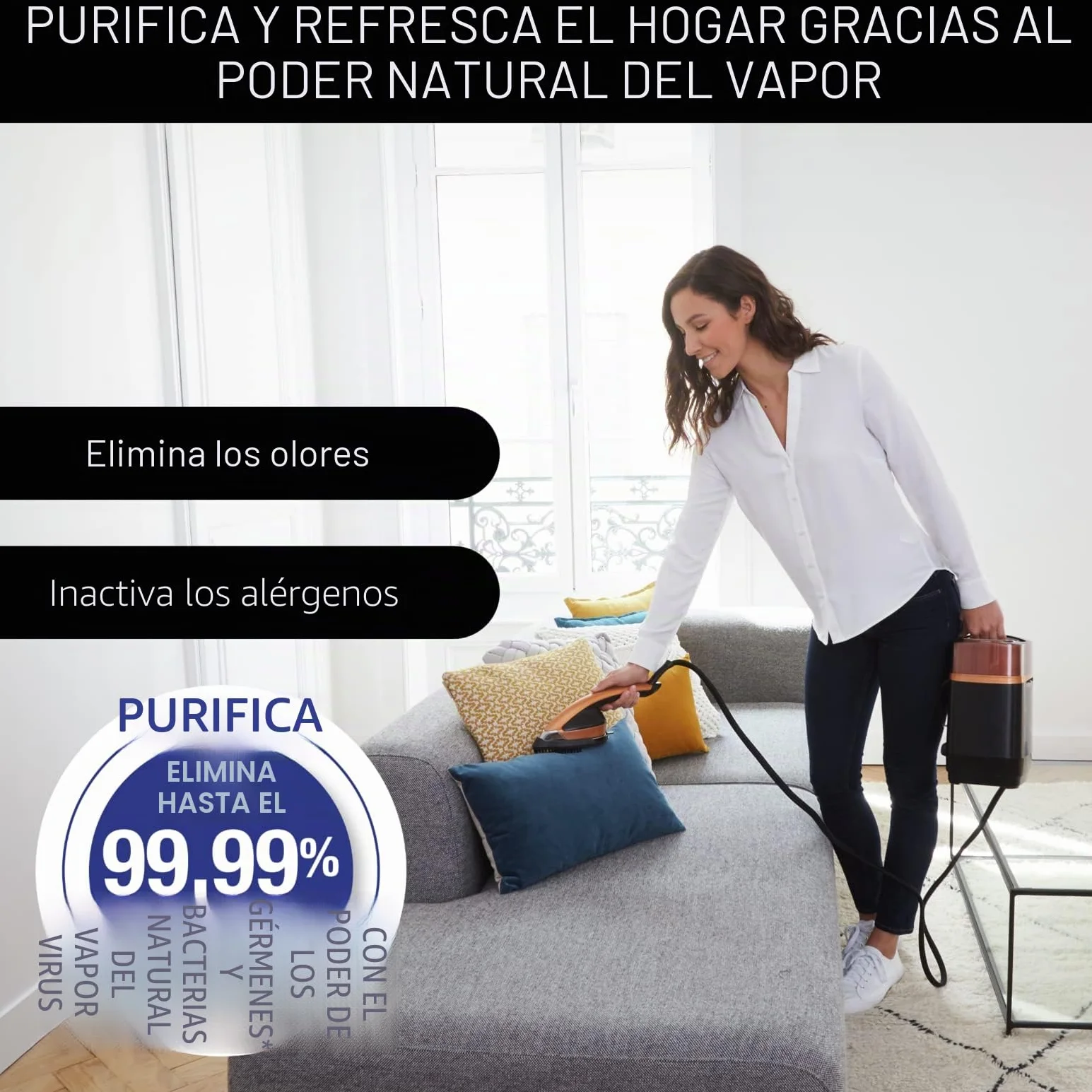Calor Ixeo Power solución de enderezamiento Smartboard, 2170 W, 3 posiciones, 5,8 bares presión vapor QT2020C0