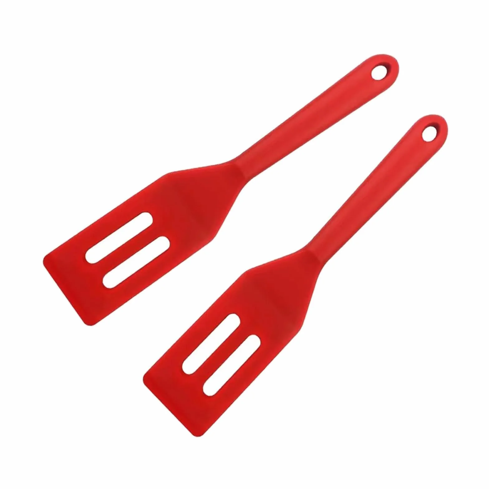 Espátula pequeña, 2 piezas pequeñas de silicona flexible para utensilios de cocina antiadherentes