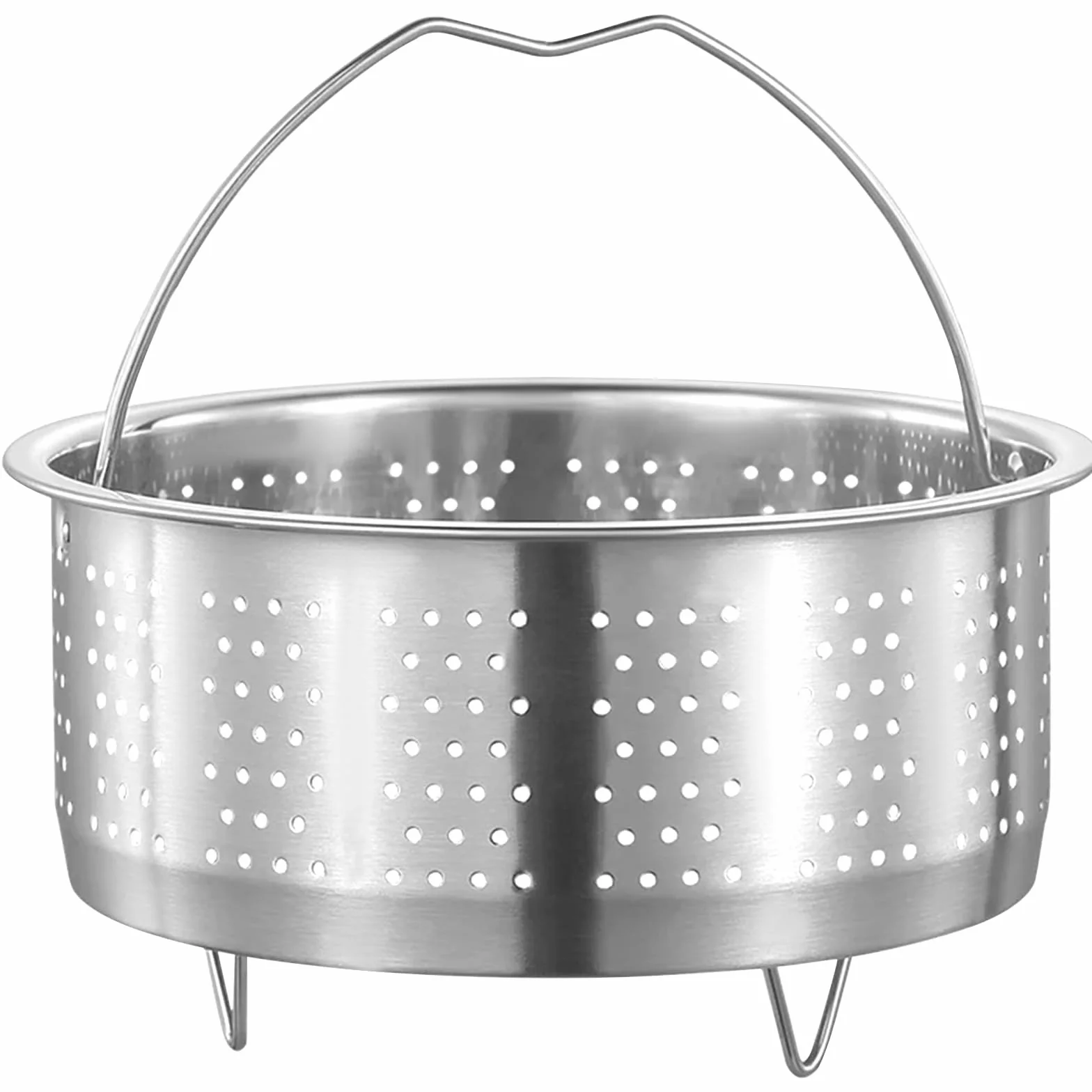 Cesta Vapor Acero Inoxidable 17.5 cm Vaporera Rejilla para Cocer al Vapor Verduras Pescado Huevos