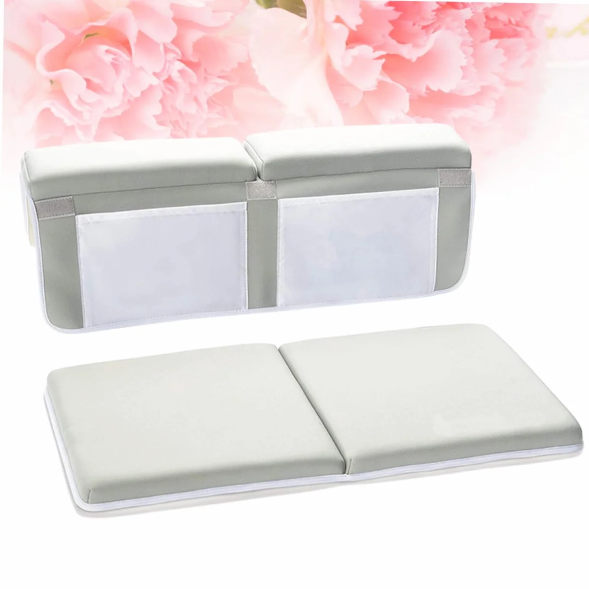 DOITOOL Alfombra Antideslizante Material Sbr para Baño Infantil Bolsillos Organizadores Adecuado para Rodillas y Codos Durante el Baño de Niños y Padres