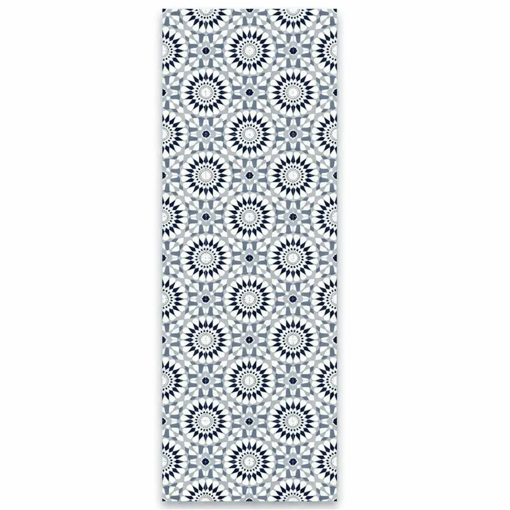 Alfombra Vinílica Calipso Antideslizante 50x200 cm Azul