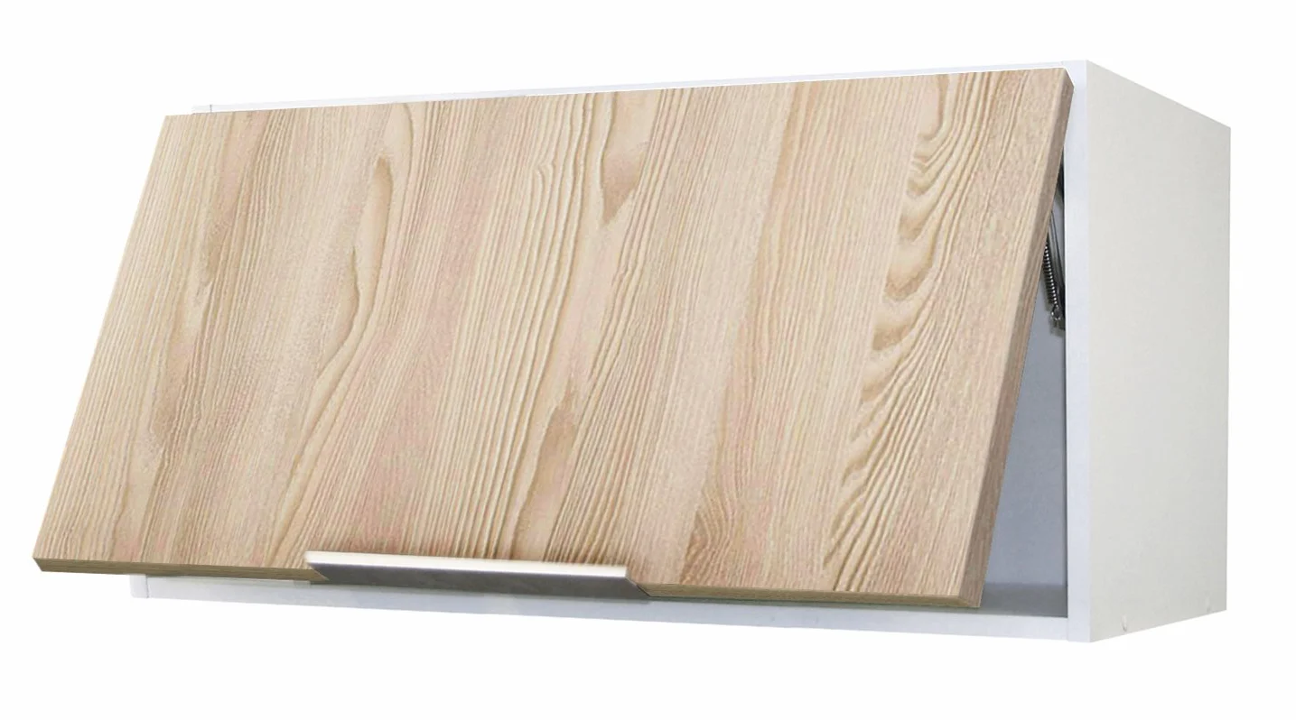 Berlioz créations – Subwoofer Alto de Cocina sobre Campana 80, Paneles de partículas, Fraxinus Sablé, 80 x 34 x 35 cm