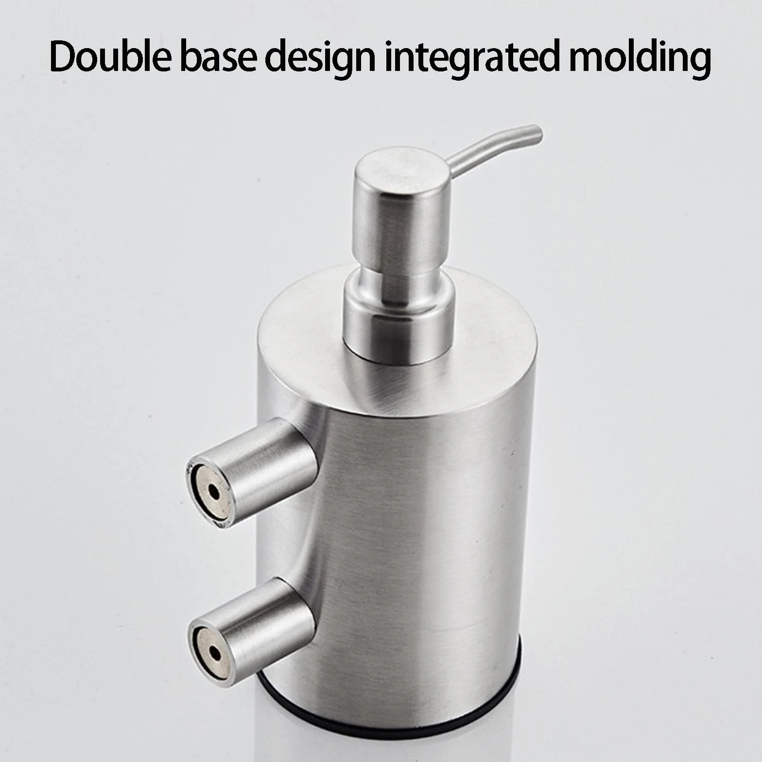 Dispensador de jabón de Pared de Acero Inoxidable 304 con Gran Capacidad y Recipiente de jabón de diseño Moderno Adecuado para dispensador de baño y Hotel