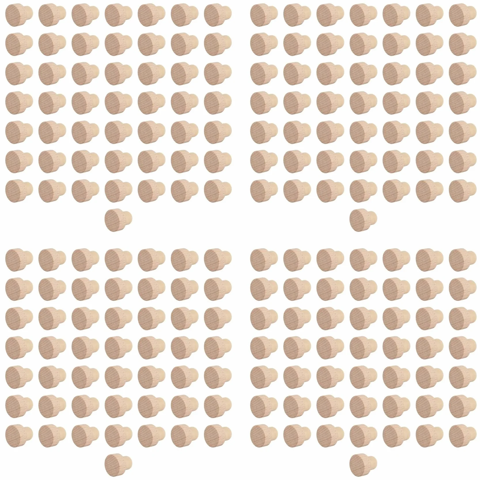 Tapones de Corcho en Forma de T de Corcho para Botella de Vino de 200 Piezas para Tapón de Corcho de Vino Corchos de Vino Reutilizables Tapón de Vino de Madera Y Caucho