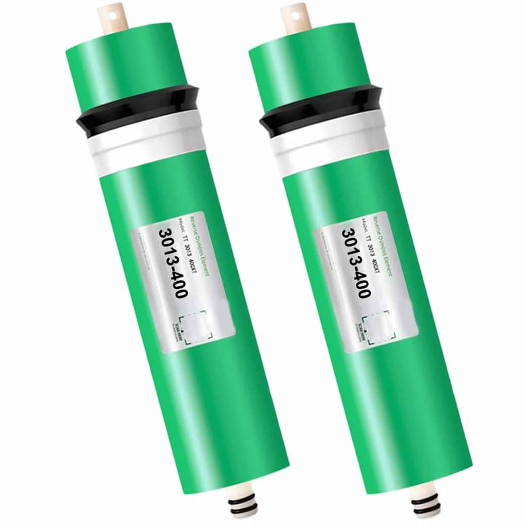 Paquete De 2 Cartuchos De Repuesto Para Membrana De Ósmosis Inversa RO, Filtro Agua RO Para Debajo Del Fregadero Para Sistema De Purificación De Agua Potable En El Hogar(3013-400)