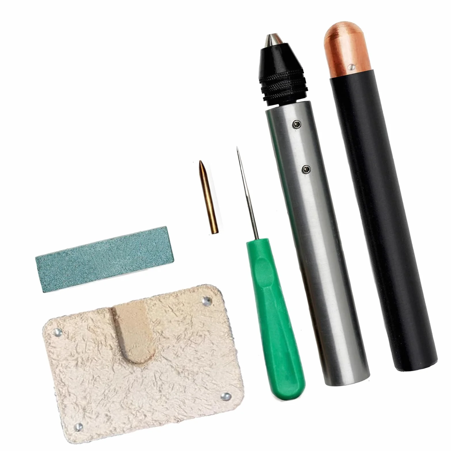 Juego de 6 herramientas profesionales de acero inoxidable de cobre para aficionados y manualidades