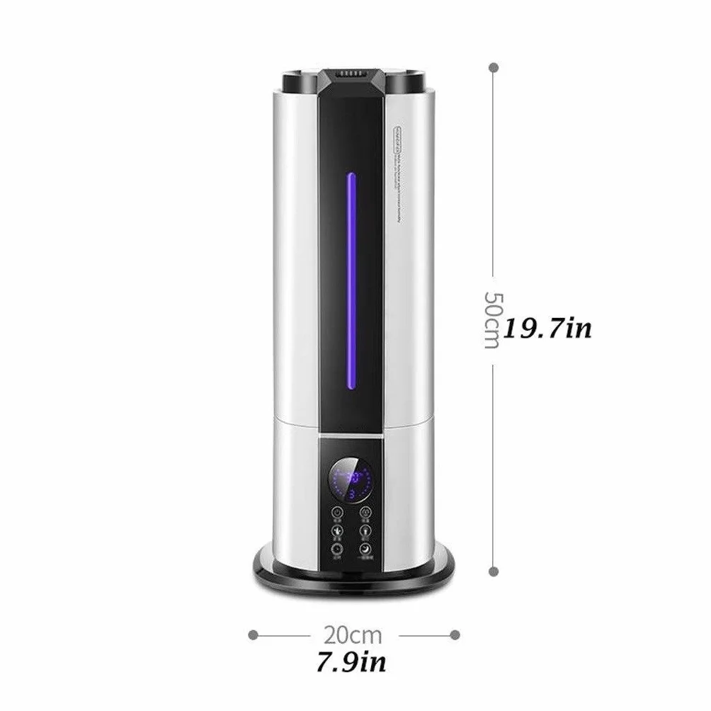 Humidificadores para Dormitorio, humidificadores para Dormitorio Humidificador de Aire de pie Funcionamiento silencioso, Apagado automático y función de luz Nocturna