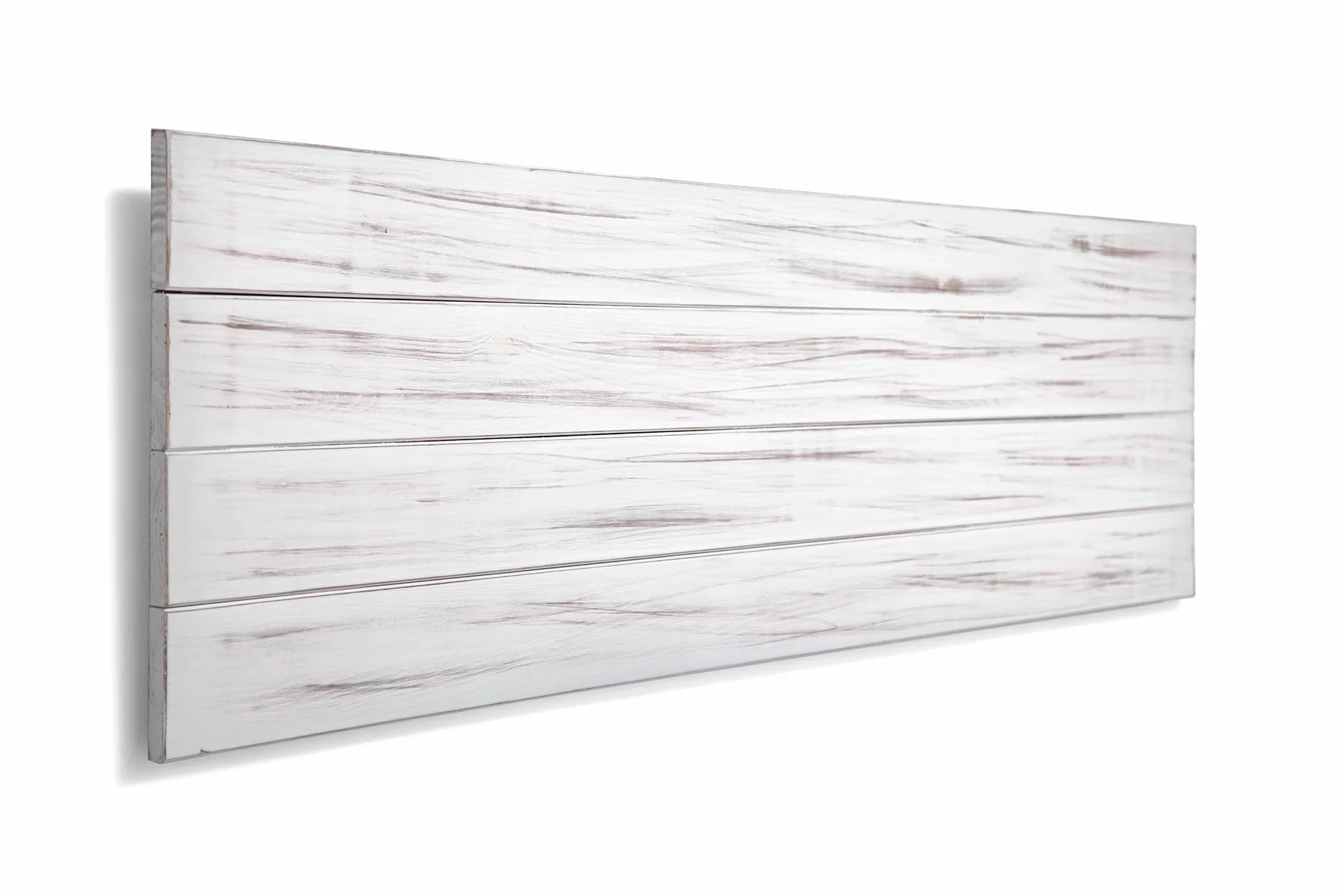 SUENOSZZZ-ESPECIALISTAS DEL DESCANSO Cabecero de Cama de Madera TREVINCA Color Blanco Vintage Cabecero de Tablas Horizontales. nordicos en cabeceros para Camas de 135