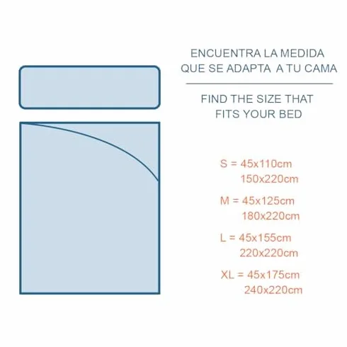 Juego de Cama del R. Madrid Equipo de Fútbol (1 Funda de Edredón + 1 Funda de Almohada), Oficial Fútbol Madrid, Regalo R. Madrid, 50% Algodón y 50% Poliester, (L,135CM)