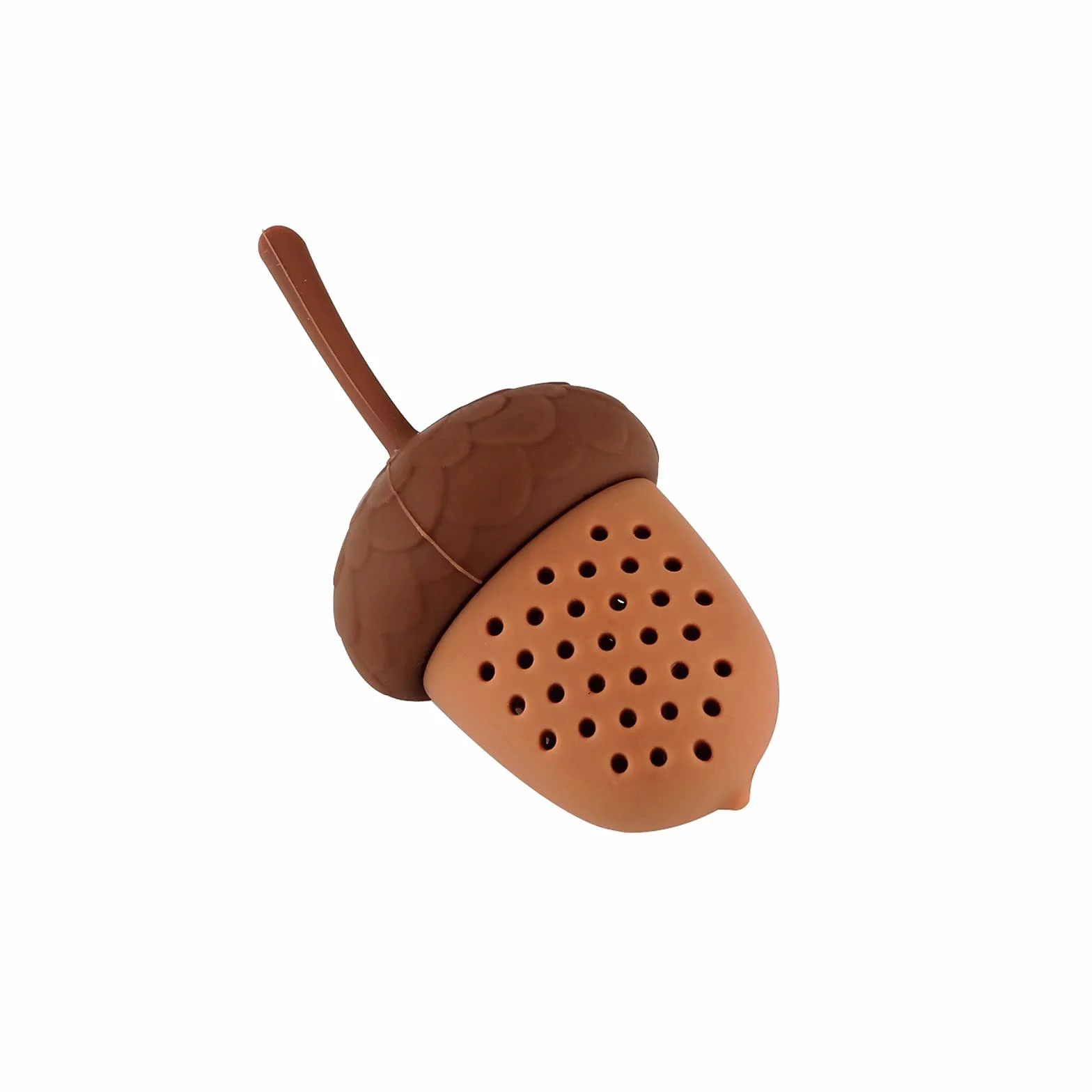 Colador de té con forma de bellota, infusor de té de silicona, para bolsas de té, accesorios de cocina, difusor de especias, filtro de hierbas