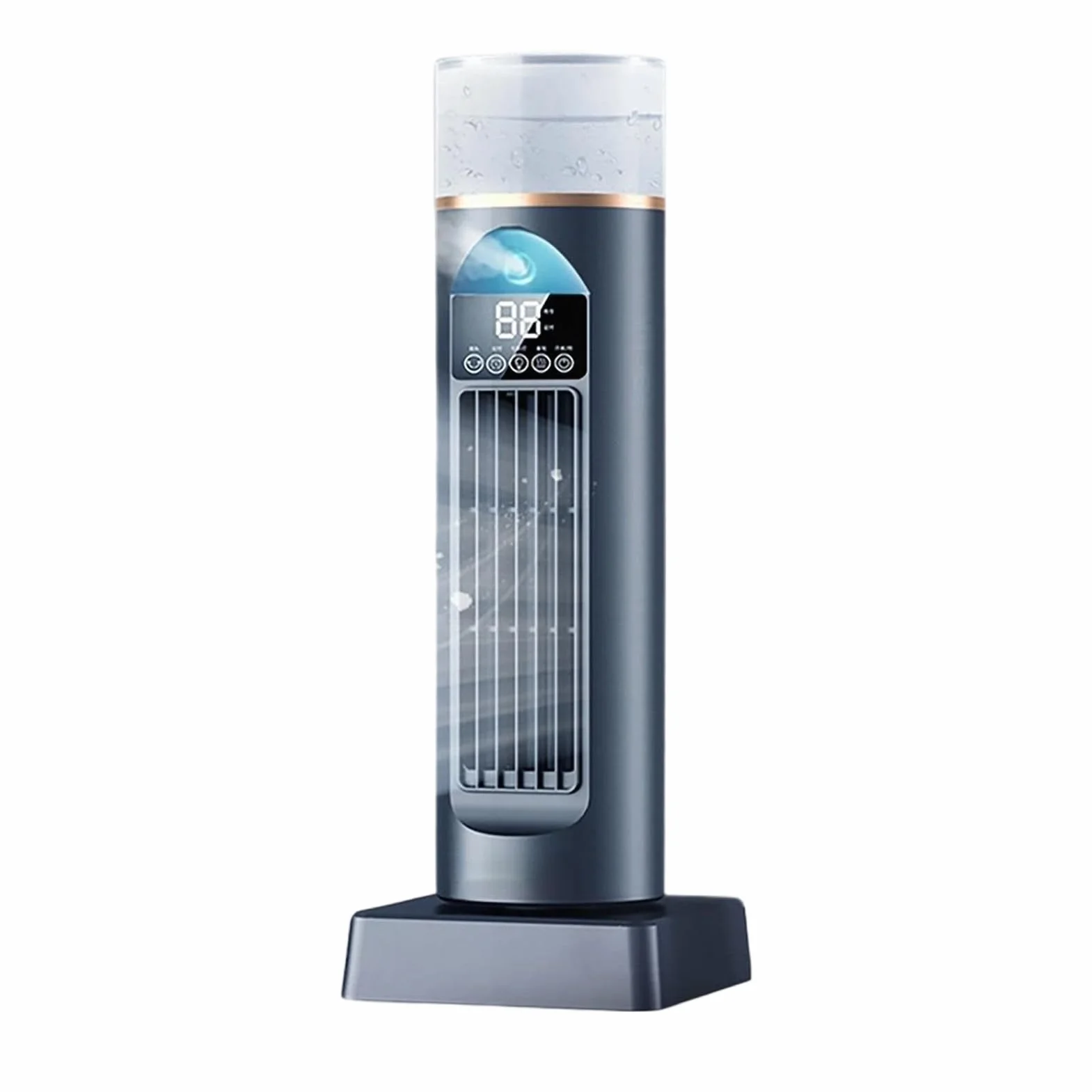 Ventilador de Torre Ventilador Inteligente Silencioso De Pie Con 6 | Ventilador Inteligente Silencioso Oscilante Para Hogar Oficina Dormitorio Exteriores