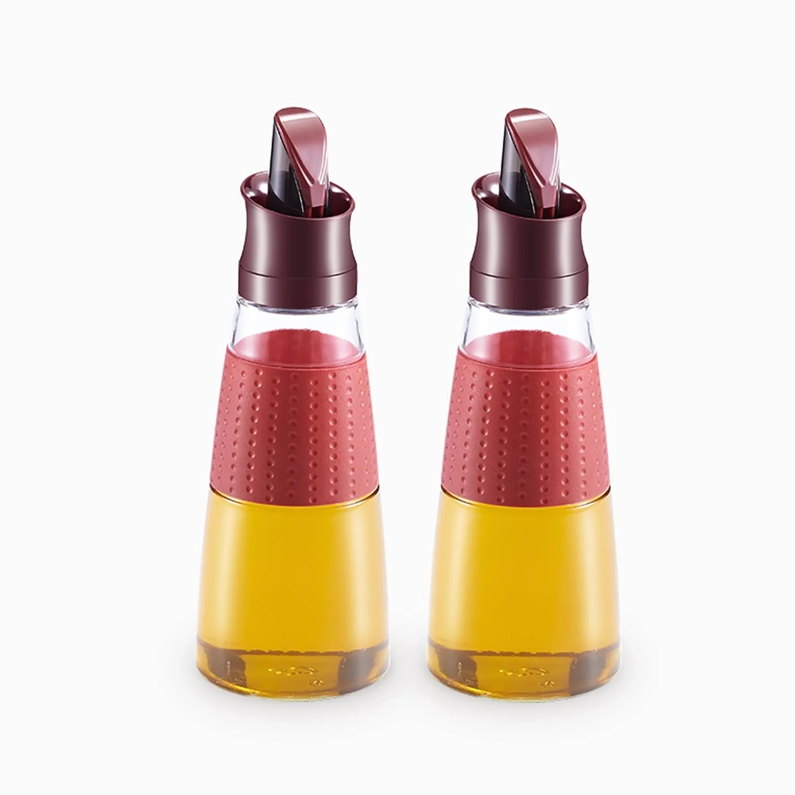 Dispensador de Botellas de Aceite y Vinagre Botella de aceite de aceite de oliva de vidrio de vidrio de vidrio de vidrio de vidrio Botella de vinagre de aceite adecuado for el restaurante de la cocina