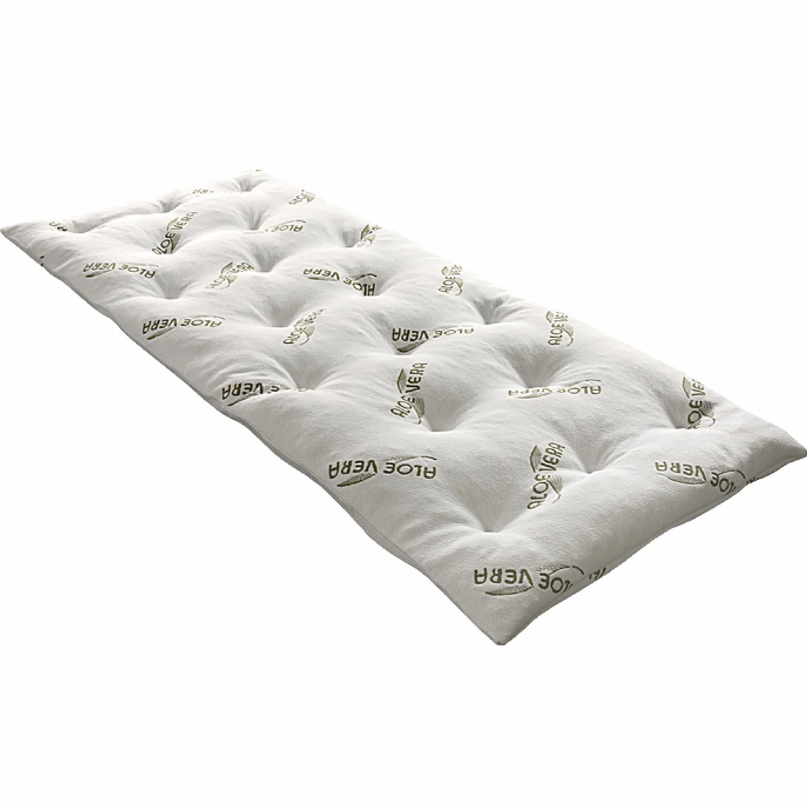 EVERGREENWEB - Topper Colchón Individual 90x200 cm viscoelástico con Forro de Aloe Vera, Cubrecolchón, Corrector de colchón, Futón Suave y Ortopédico STARLES