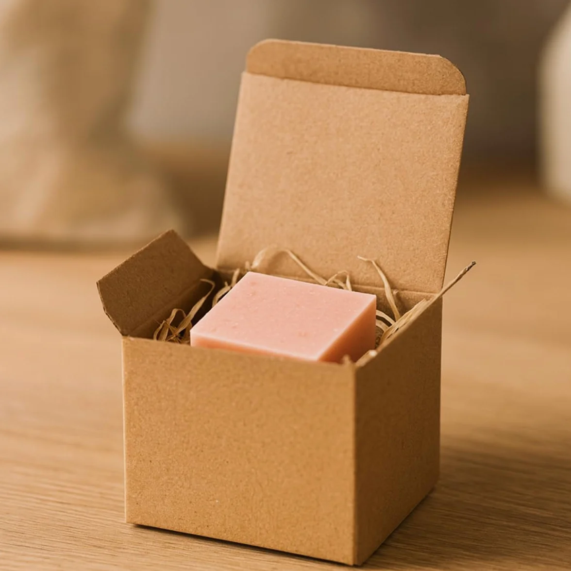 verpacking cajas de regalo marrón [tamaño y cantidad a elegir] pequeñas cajas plegables para regalos, joyas, dulces 100 x 100 x 100 mm 100 unidades