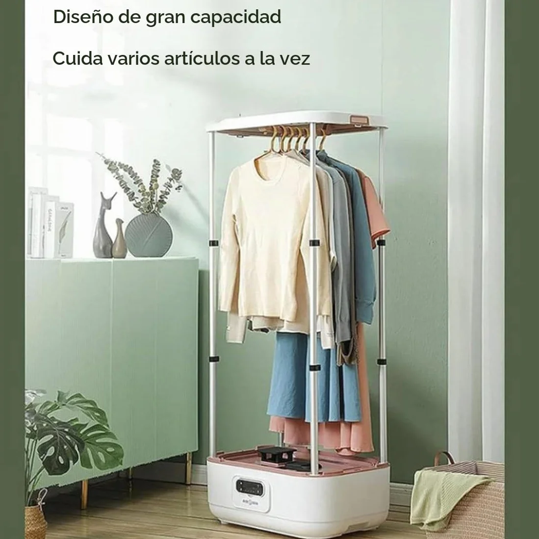 Plancha de vapor vertical inalámbrica automática de 900 W, vaporizador plegable y secadora de ropa, máquina para planchar ropa y quitar arrugas, para ropa y telas
