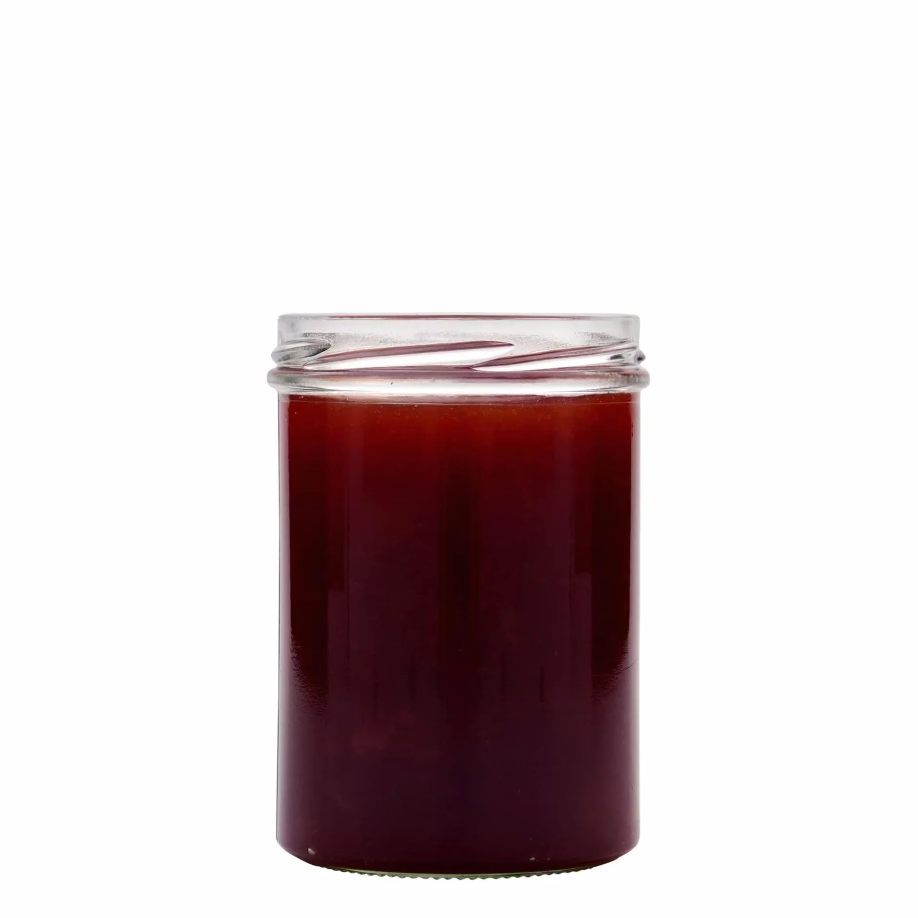 84 tarros de cristal para conservas de 435 ml, con tapa blanca, ideal para mermelada, mermelada, gelatina, sopa o preparación de harina, apto para horno, fabricado en Alemania