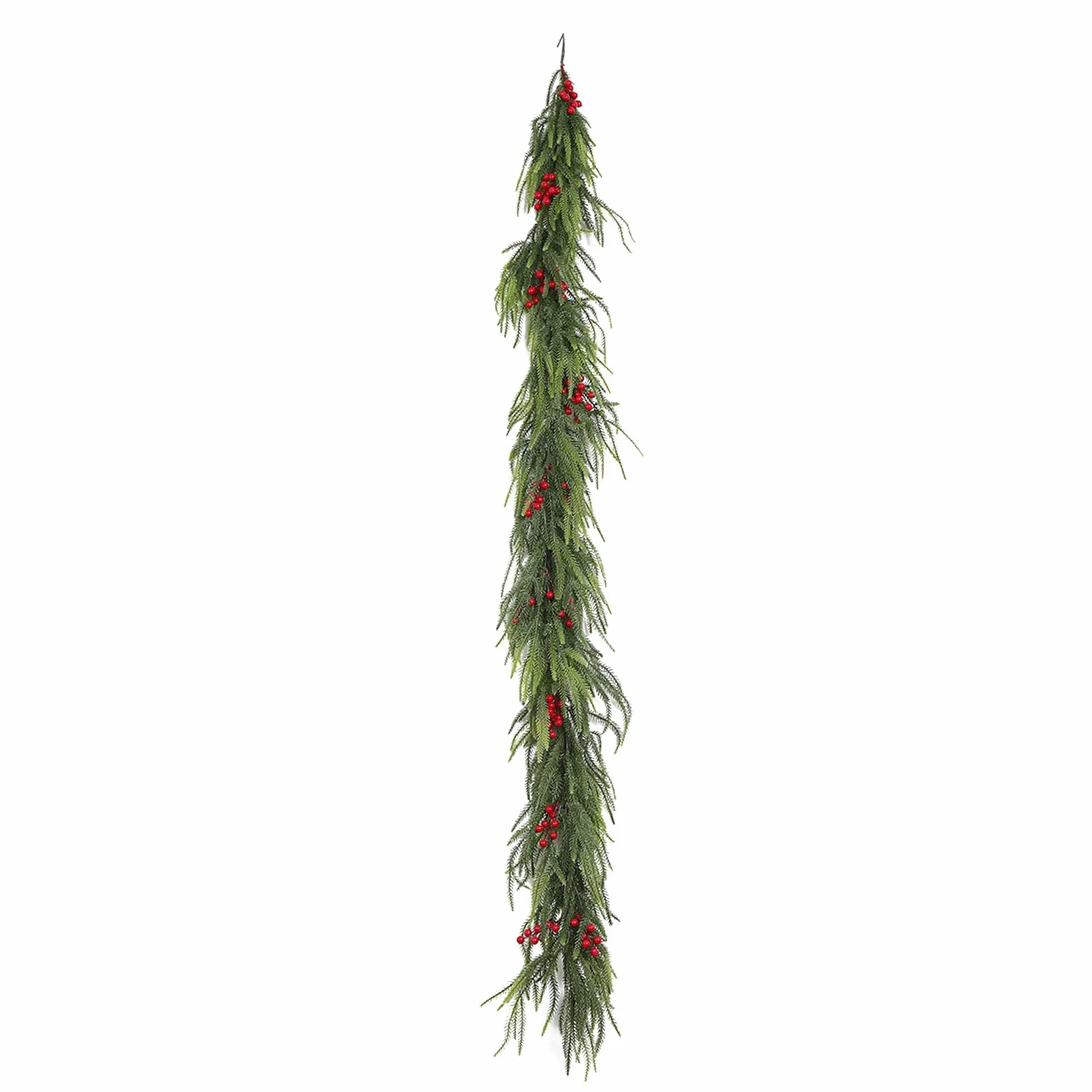 Guirnalda Navideña Guirnalda Realista Reutilizable Para Invierno | Navideño Artificial De Pino Para Chimenea Ventana Pared Mesa Reuniones Sala Jardín