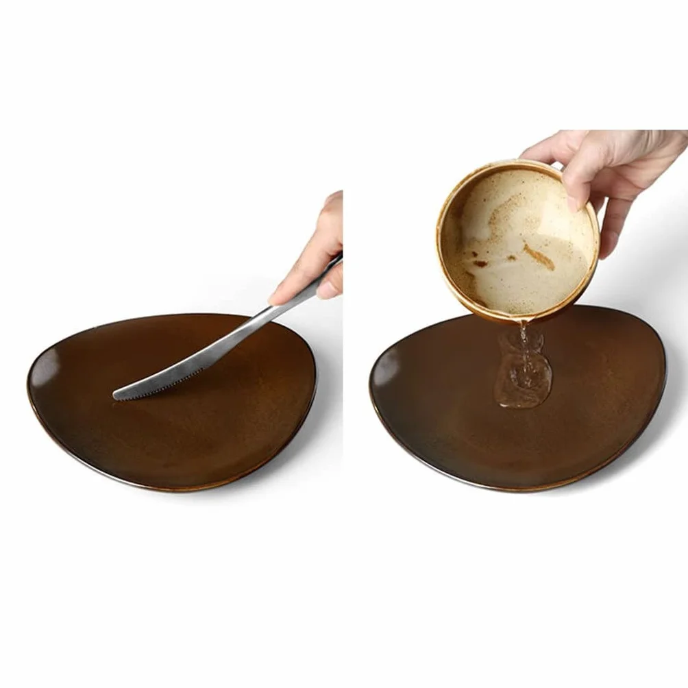 4 Pc Set Towls And Plates Conjuntos de Suministros de Hotel Conjuntos de Vajillas de la Casa de la Casa Del Restaurante Del Hotel para una Persona/a/4 Pcs Set