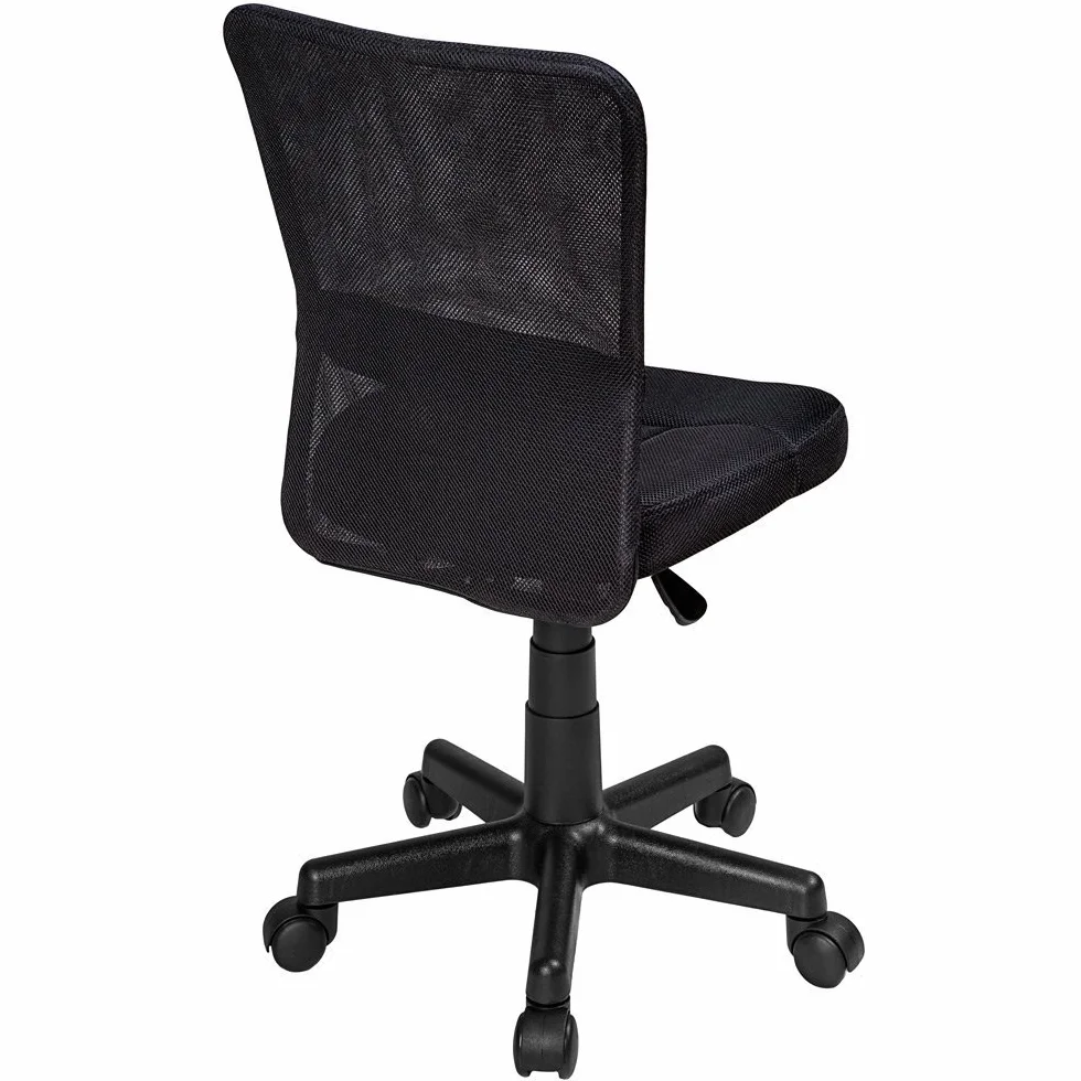 La Silla Española Mojácar Silla de Oficina y Despacho, Poliéster, Negro, 50x40x95 cm