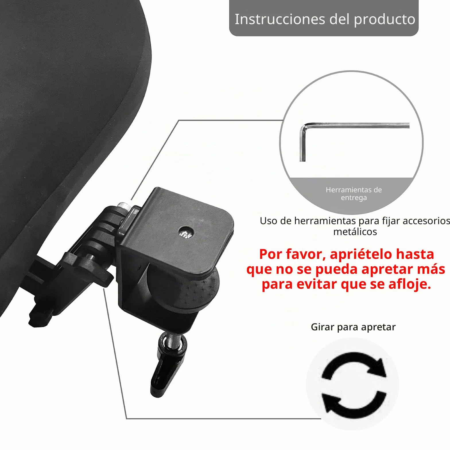 Reposacabezas de espuma viscoelástica para silla de oficina, reposacabezas de silla acoplable, soporte de cuello de silla de escritorio, almohada de esponja elástica para la cabeza de altura y
