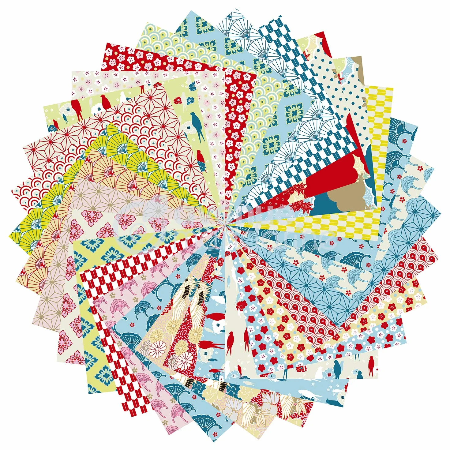 Avenue Mandarine OR514C Origami 60 arkuszy 20 x 20 cm 70 g z naklejkami